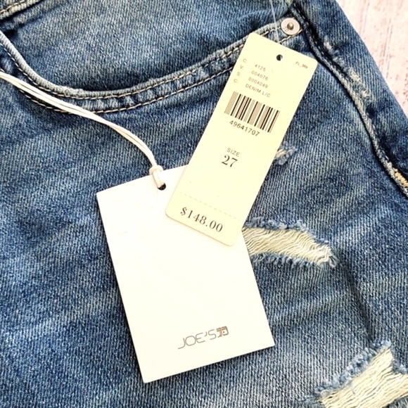 NWT | JOE'S Distressed Cut-Off Denim Shorts - 27 - Picture 3 of 10